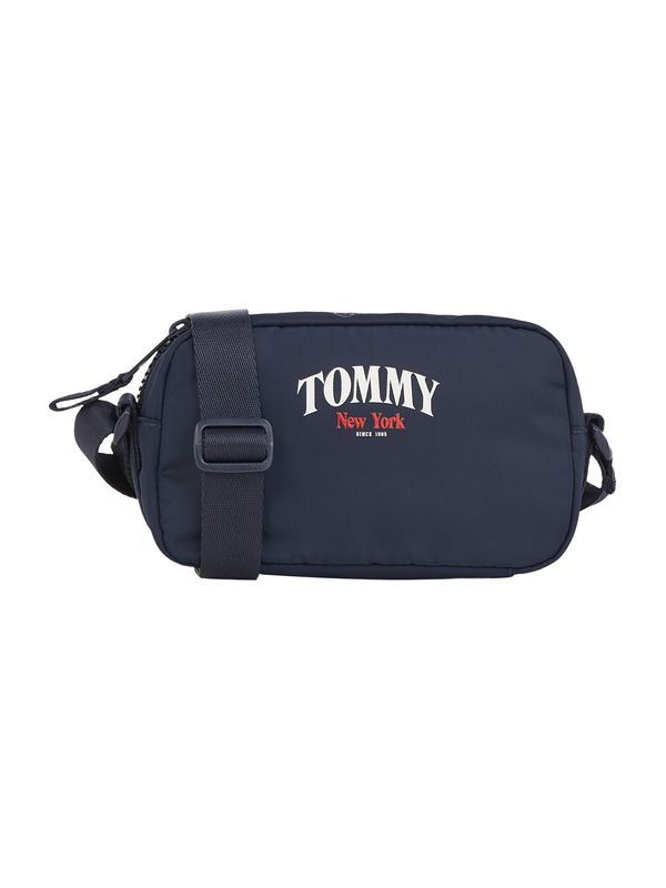 TOMMY HILFIGER TOMMY HILFIGER Torba  temno modra / ognjeno rdeča / off-bela