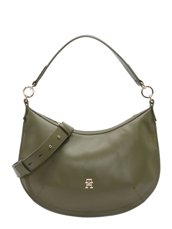 TOMMY HILFIGER TOMMY HILFIGER Torba za čez ramo 'CHIC'  temno zelena