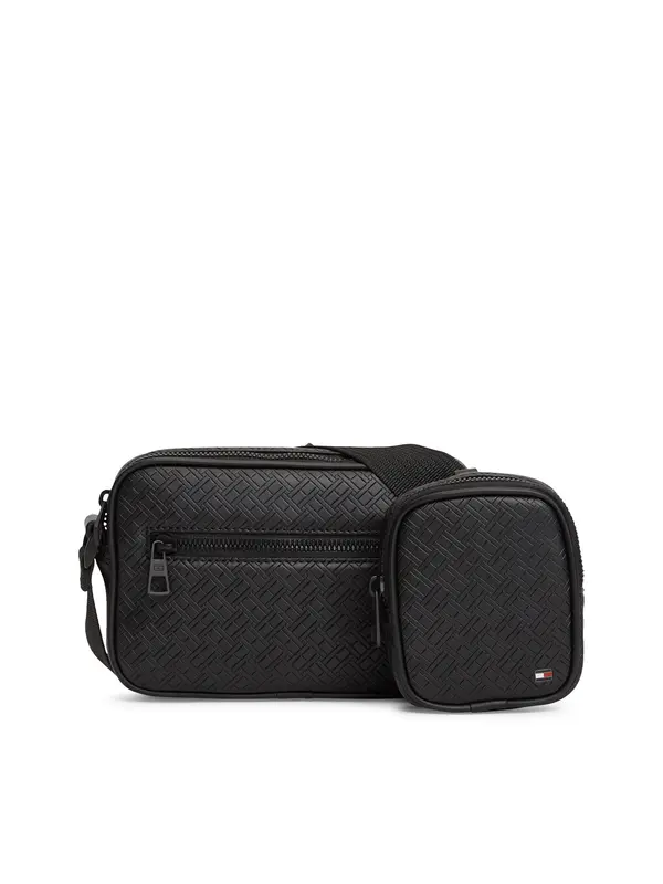 TOMMY HILFIGER TOMMY HILFIGER Torba za čez ramo  črna