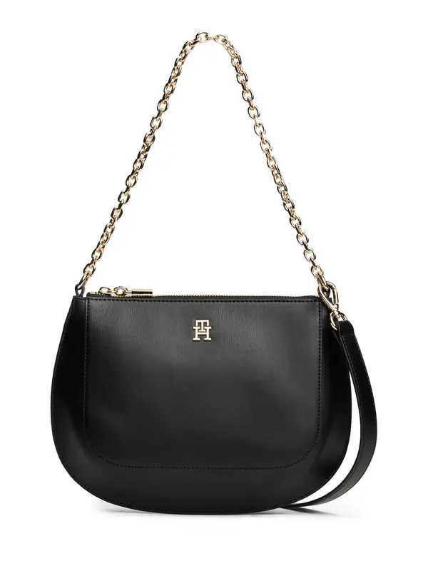 TOMMY HILFIGER TOMMY HILFIGER Torba za čez ramo  črna