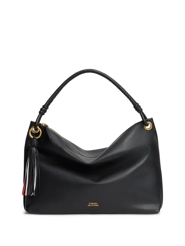 TOMMY HILFIGER TOMMY HILFIGER Torba za čez ramo  črna