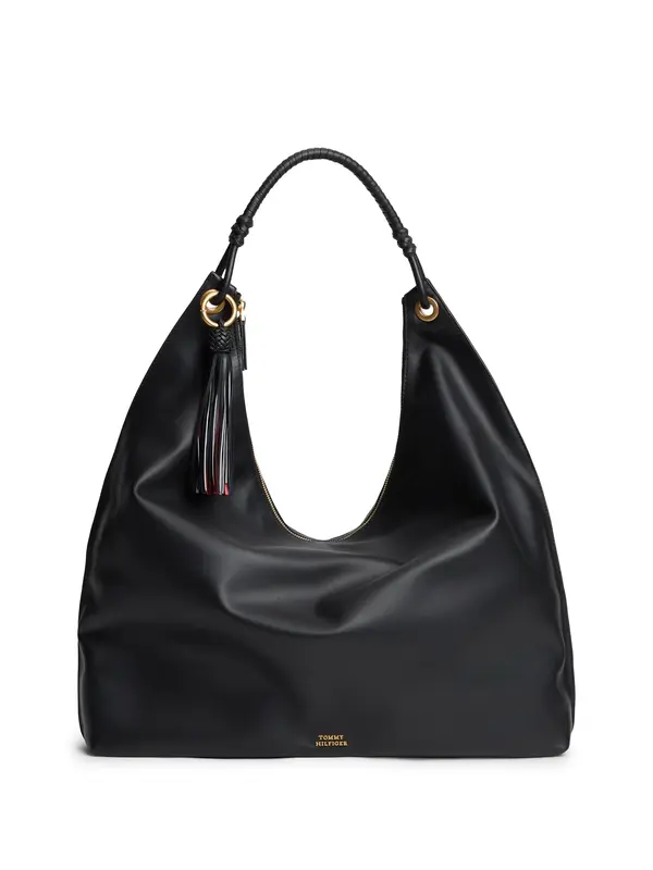 TOMMY HILFIGER TOMMY HILFIGER Torba za čez ramo  črna