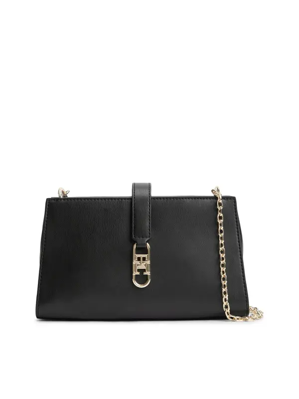 TOMMY HILFIGER TOMMY HILFIGER Torba za čez ramo  črna