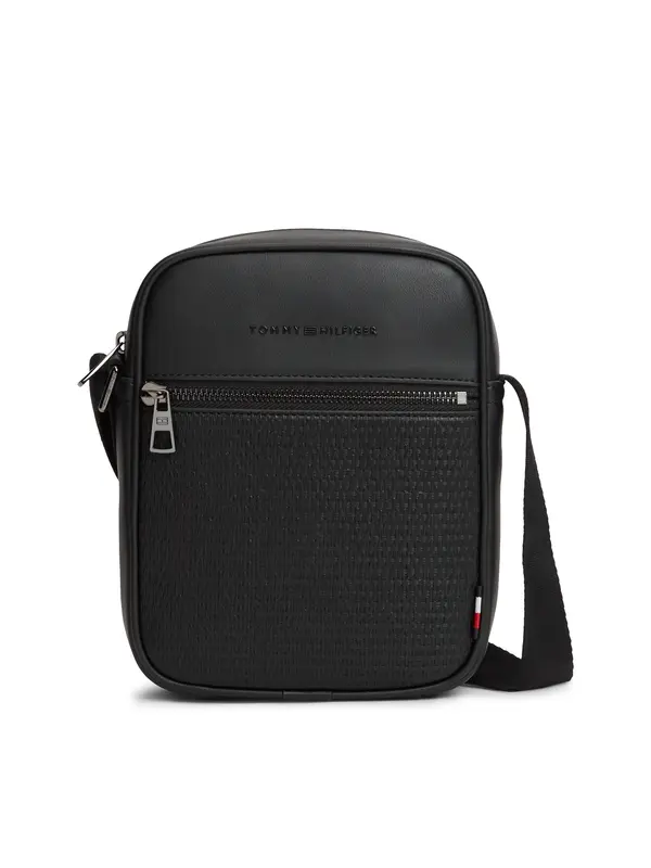 TOMMY HILFIGER TOMMY HILFIGER Torba za čez ramo  črna