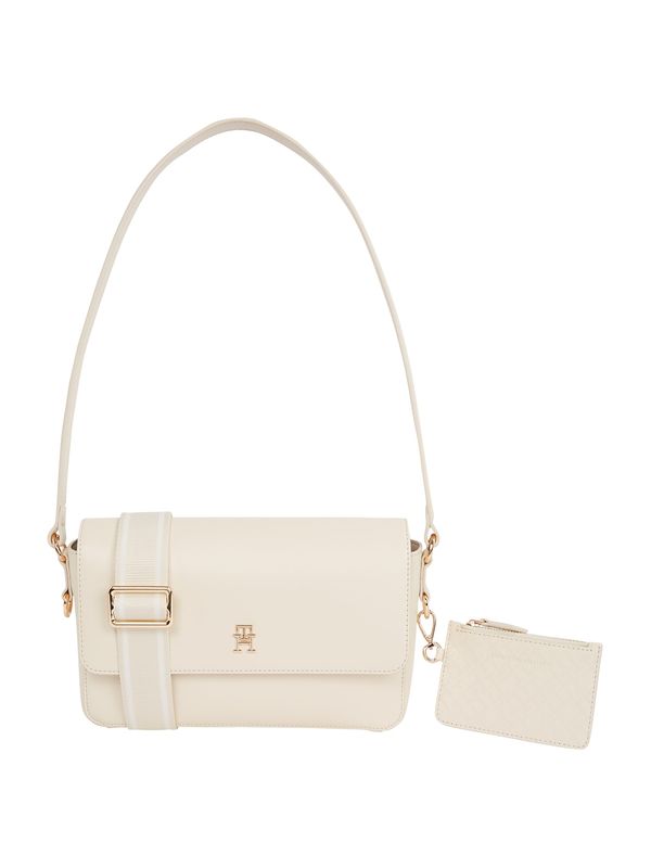 TOMMY HILFIGER TOMMY HILFIGER Torba za čez ramo 'DISTINCT'  ecru