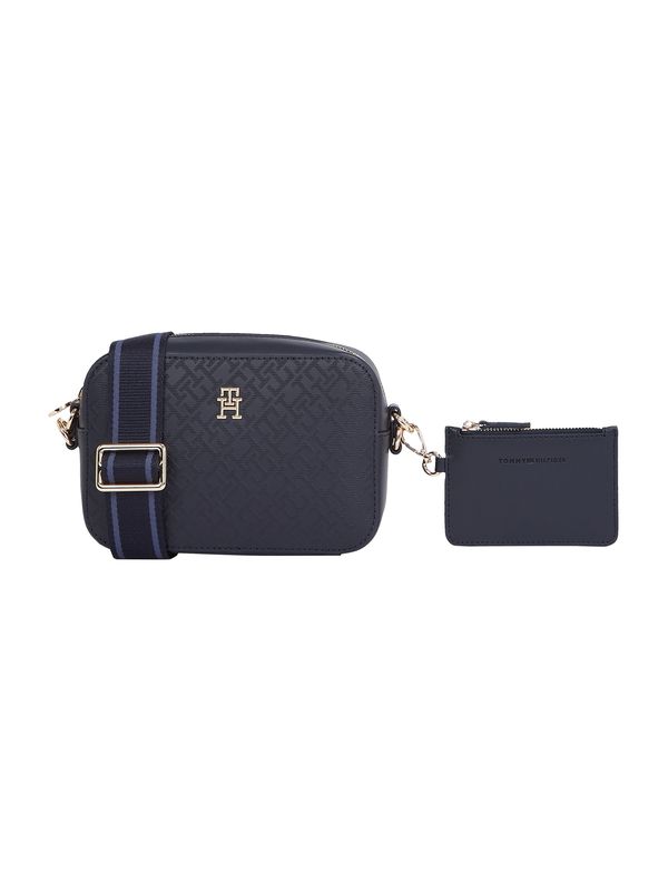 TOMMY HILFIGER TOMMY HILFIGER Torba za čez ramo 'DISTINCT'  temno modra