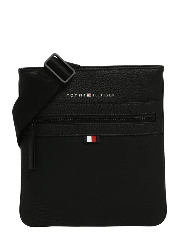 TOMMY HILFIGER TOMMY HILFIGER Torba za čez ramo 'Essential'  črna