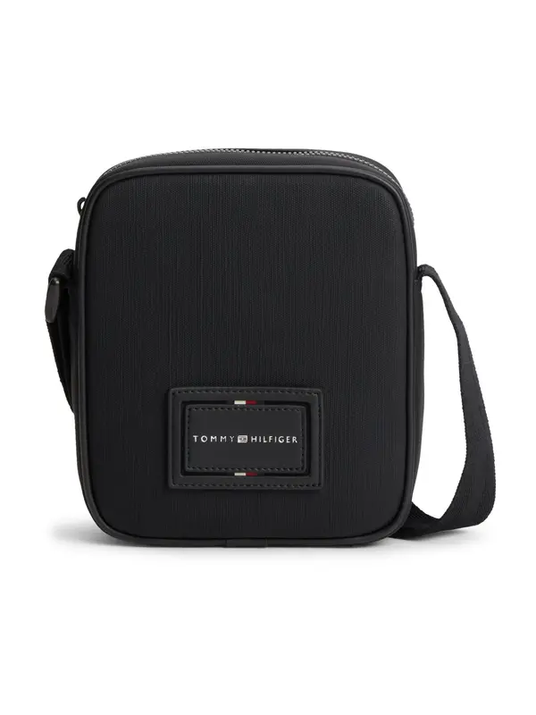 TOMMY HILFIGER TOMMY HILFIGER Torba za čez ramo 'Essential'  črna
