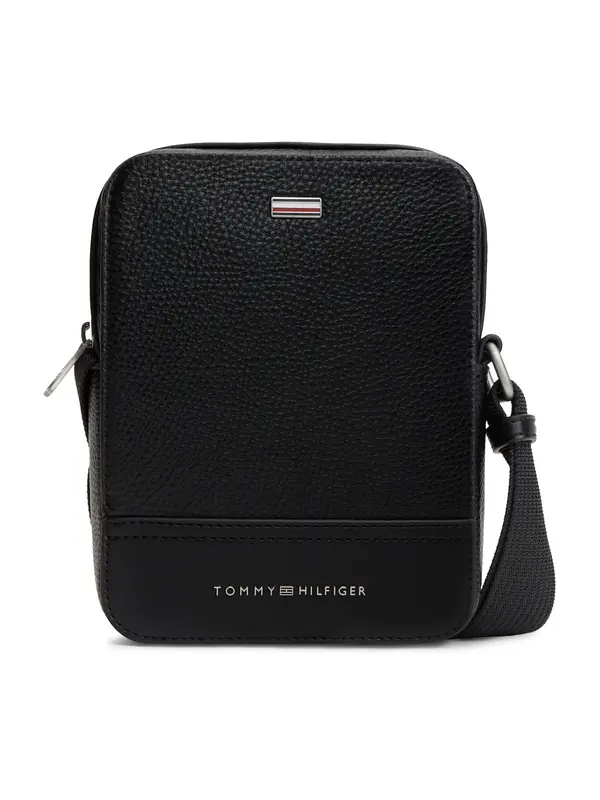 TOMMY HILFIGER TOMMY HILFIGER Torba za čez ramo 'Essential'  črna