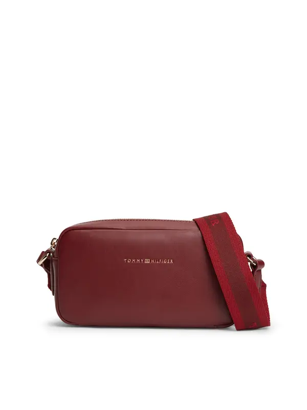 TOMMY HILFIGER TOMMY HILFIGER Torba za čez ramo 'ESSENTIAL'  kostanj rjava