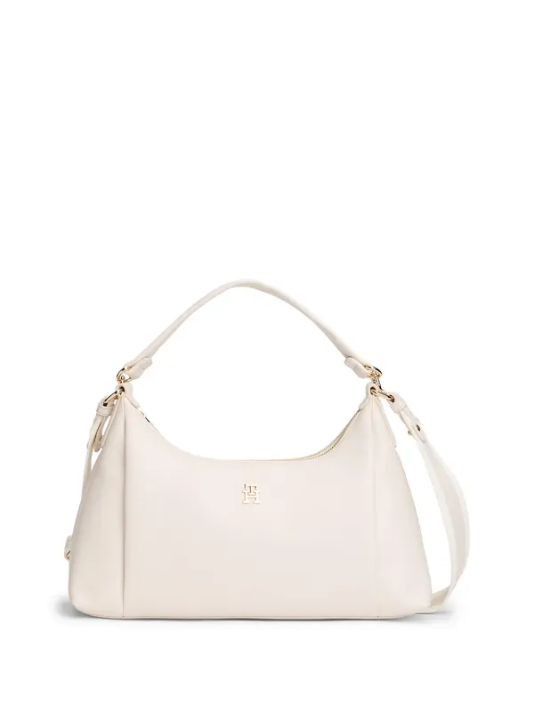 TOMMY HILFIGER TOMMY HILFIGER Torba za čez ramo 'Essential'  svetlo bež