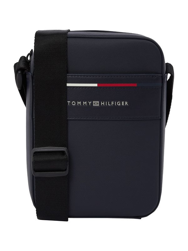 TOMMY HILFIGER TOMMY HILFIGER Torba za čez ramo 'FOUNDATION'  marine / temno rdeča / srebrna / bela