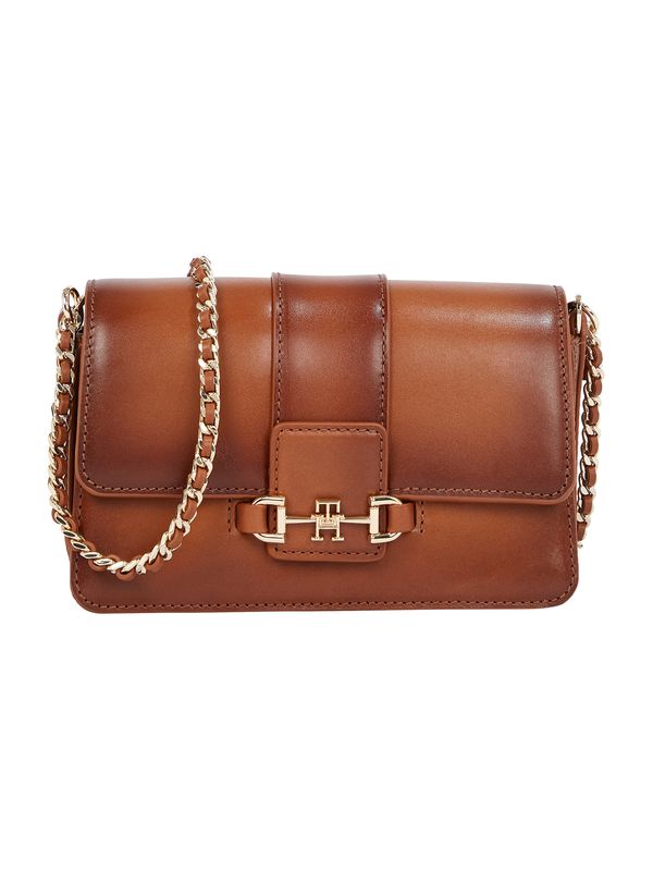 TOMMY HILFIGER TOMMY HILFIGER Torba za čez ramo 'HERITAGE'  rjava