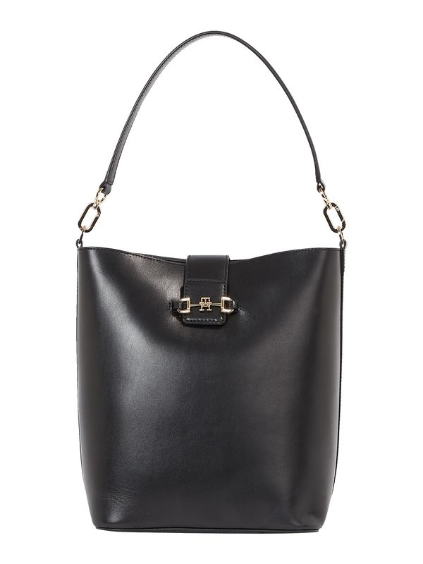 TOMMY HILFIGER TOMMY HILFIGER Torba za čez ramo 'HERITAGE'  zlata / črna