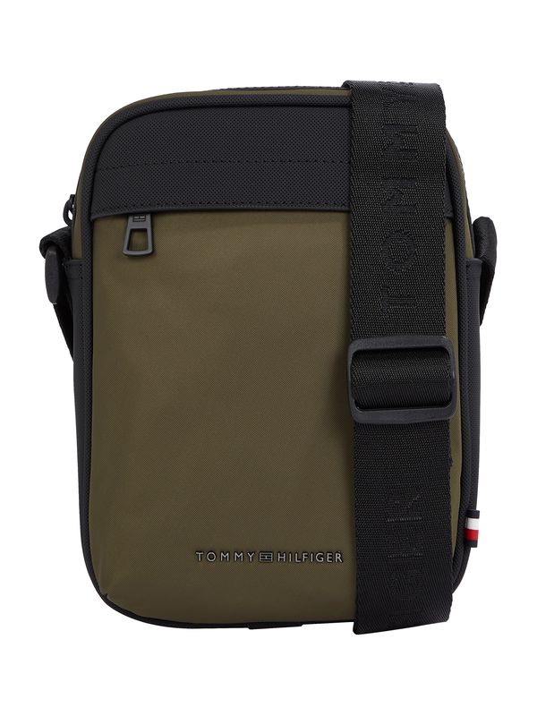 TOMMY HILFIGER TOMMY HILFIGER Torba za čez ramo  kaki / črna