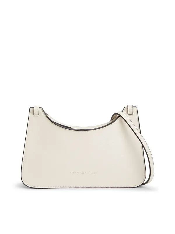 TOMMY HILFIGER TOMMY HILFIGER Torba za čez ramo  kremna
