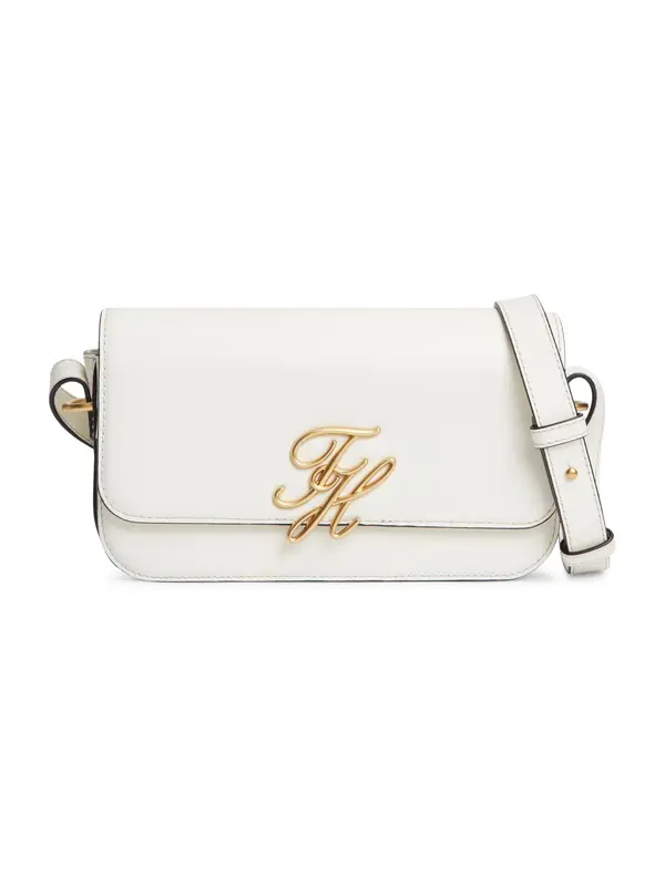 TOMMY HILFIGER TOMMY HILFIGER Torba za čez ramo  kremna
