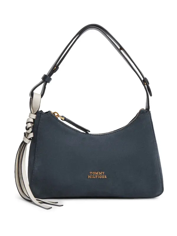 TOMMY HILFIGER TOMMY HILFIGER Torba za čez ramo 'Metal Logo Shoulder'  temno modra