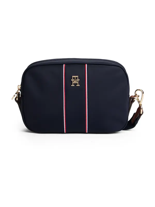 TOMMY HILFIGER TOMMY HILFIGER Torba za čez ramo  mornarska / rdeča / bela