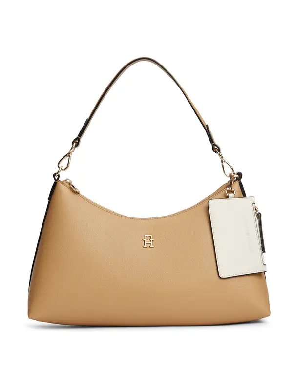 TOMMY HILFIGER TOMMY HILFIGER Torba za čez ramo  pesek