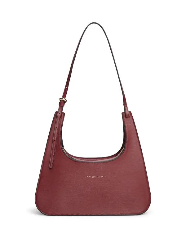TOMMY HILFIGER TOMMY HILFIGER Torba za čez ramo  rjasto rjava