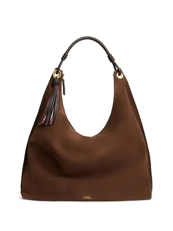 TOMMY HILFIGER TOMMY HILFIGER Torba za čez ramo  rjava