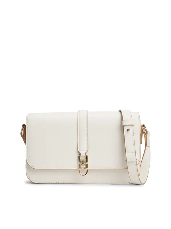 TOMMY HILFIGER TOMMY HILFIGER Torba za čez ramo  svetlo bež