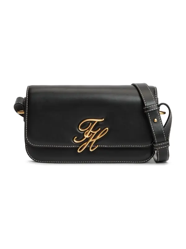 TOMMY HILFIGER TOMMY HILFIGER Torba za čez ramo  zlata / črna