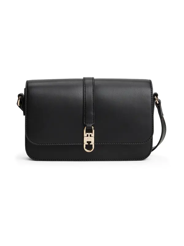 TOMMY HILFIGER TOMMY HILFIGER Torba za čez ramo  zlata / črna