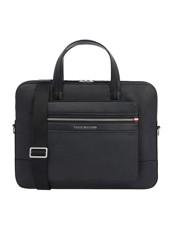 TOMMY HILFIGER TOMMY HILFIGER Torbe za prenosnik 'Central'  črna