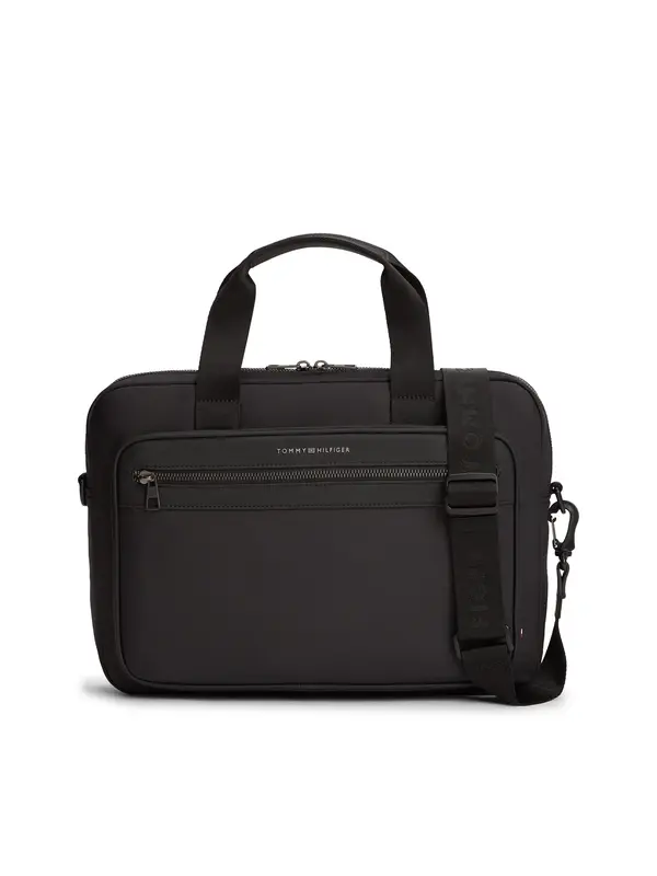 TOMMY HILFIGER TOMMY HILFIGER Torbe za prenosnik  črna