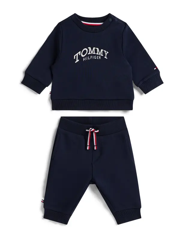 TOMMY HILFIGER TOMMY HILFIGER Trenirka za tek  nočno modra / bela