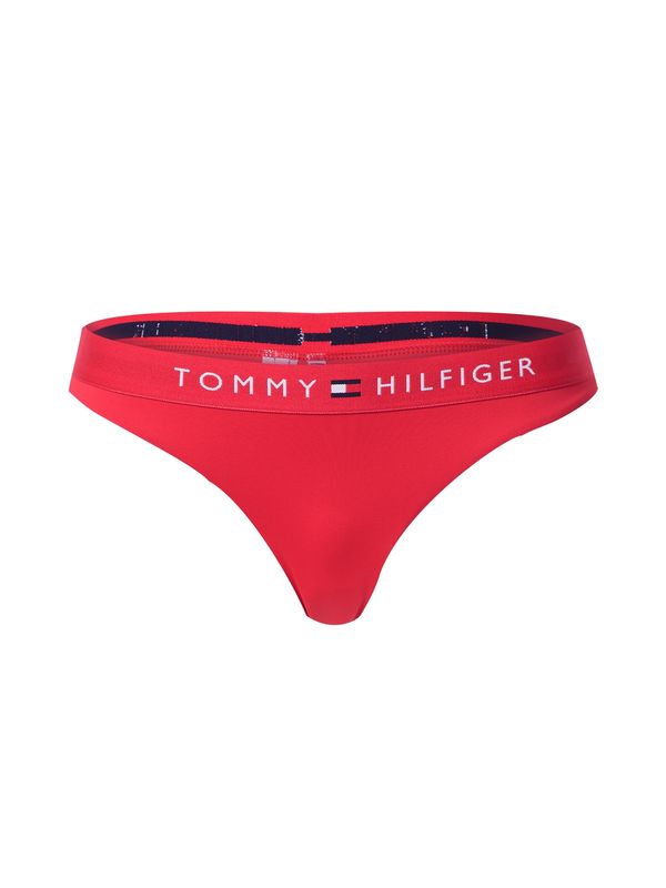 Tommy Hilfiger Underwear Tommy Hilfiger Underwear Bikini hlačke  rdeča / bela