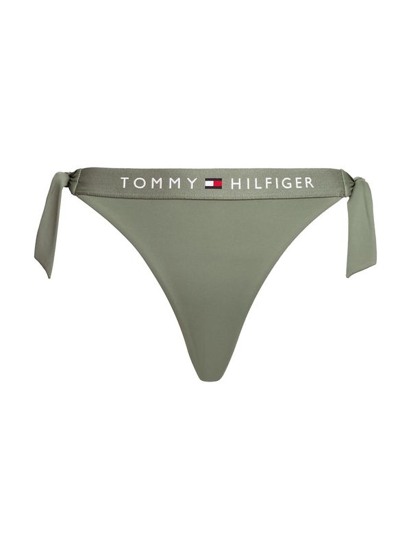 Tommy Hilfiger Underwear Tommy Hilfiger Underwear Bikini hlačke  zelena / bela