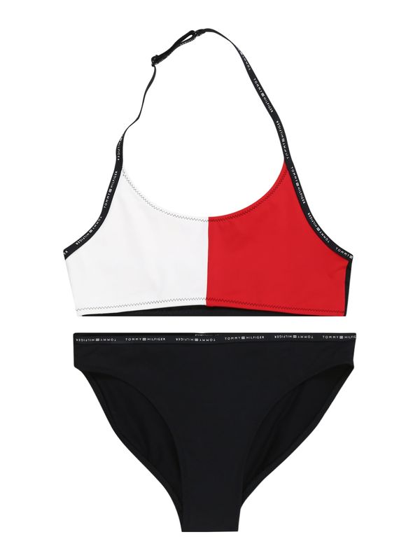 Tommy Hilfiger Underwear Tommy Hilfiger Underwear Bikini  marine / ognjeno rdeča / bela