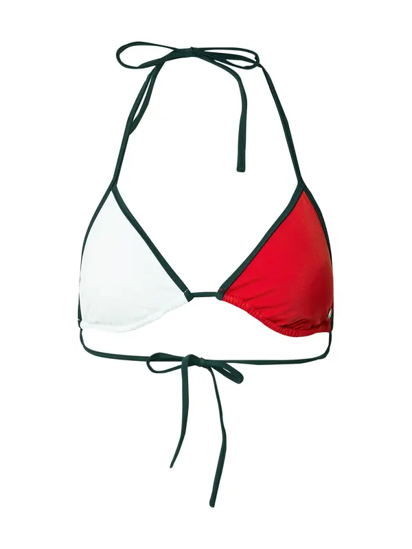 Tommy Hilfiger Underwear Tommy Hilfiger Underwear Bikini zgornji del  jelka / rdeča / bela
