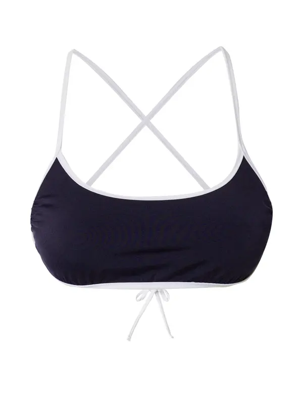 Tommy Hilfiger Underwear Tommy Hilfiger Underwear Bikini zgornji del  modra / bela