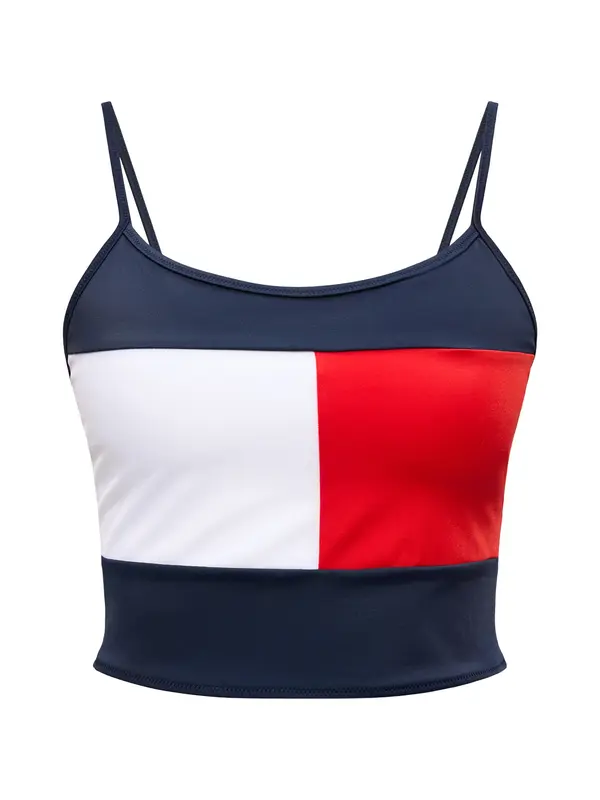 Tommy Hilfiger Underwear Tommy Hilfiger Underwear Bikini zgornji del  modra / rdeča / bela
