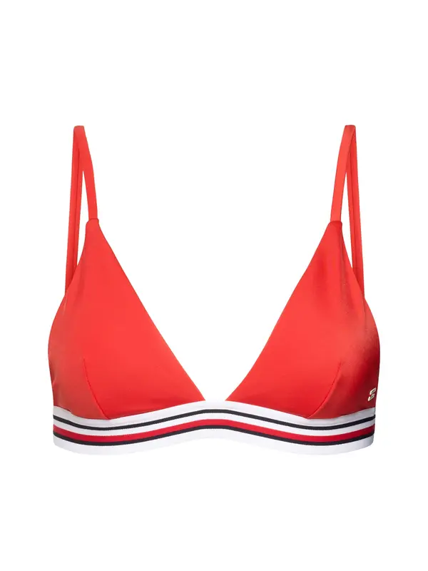 Tommy Hilfiger Underwear Tommy Hilfiger Underwear Bikini zgornji del  mornarska / temno oranžna / bela