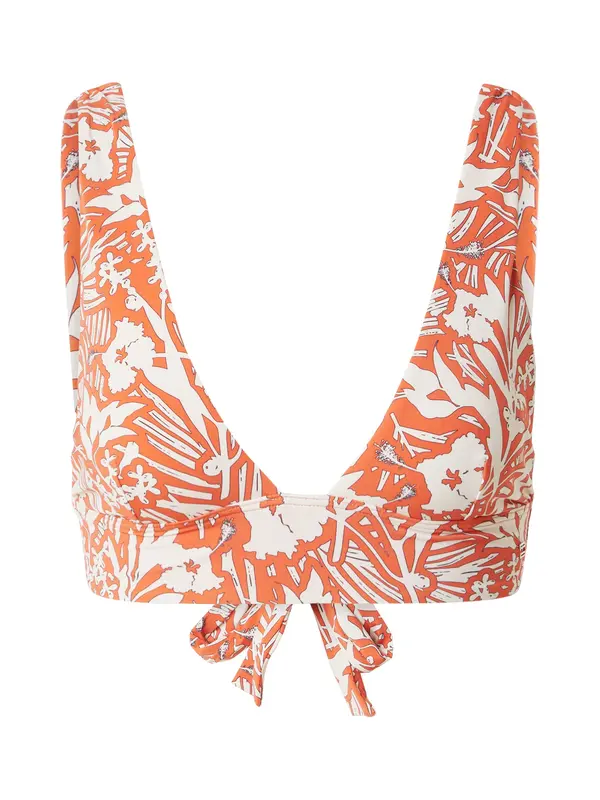 Tommy Hilfiger Underwear Tommy Hilfiger Underwear Bikini zgornji del  oranžna / bela