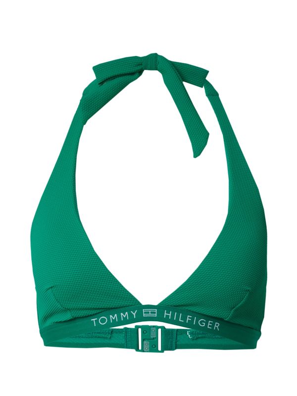 Tommy Hilfiger Underwear Tommy Hilfiger Underwear Bikini zgornji del  zelena / bela