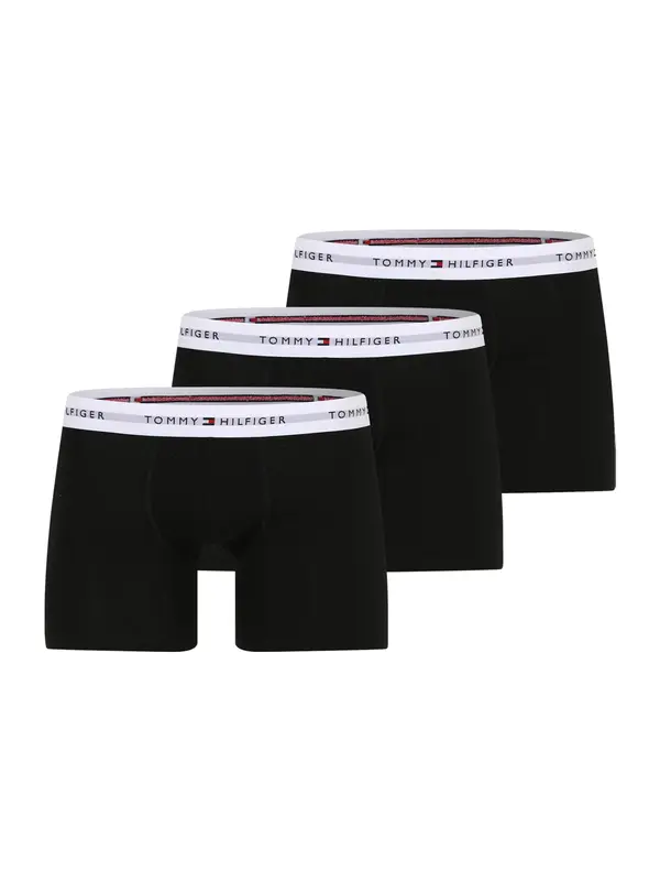 Tommy Hilfiger Underwear Tommy Hilfiger Underwear Boksarice 'Essential'  črna / bela