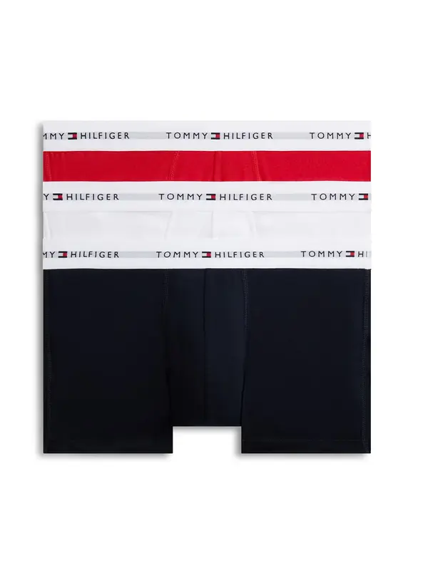 Tommy Hilfiger Underwear Tommy Hilfiger Underwear Boksarice 'Essential'  marine / svetlo siva / rdeča / bela