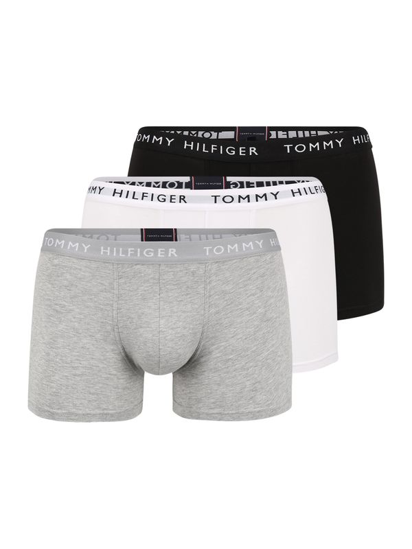 Tommy Hilfiger Underwear Tommy Hilfiger Underwear Boksarice 'Essential'  pegasto siva / črna / bela