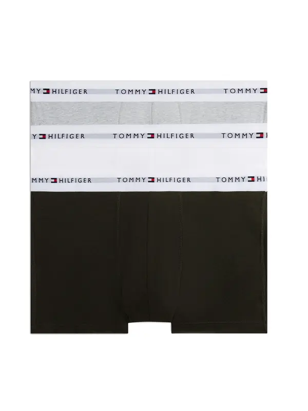 Tommy Hilfiger Underwear Tommy Hilfiger Underwear Boksarice 'Essential'  pegasto siva / črna / bela
