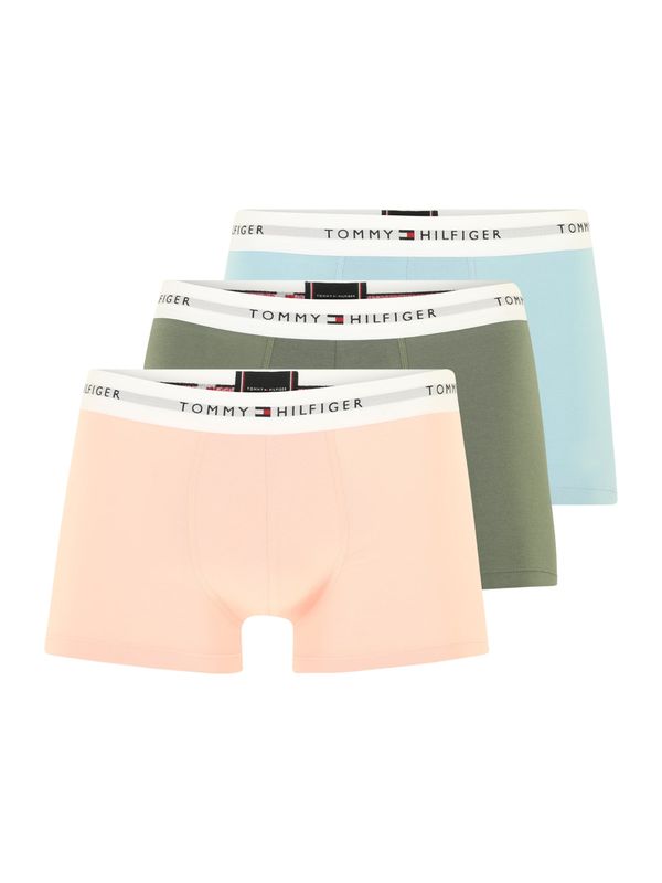 Tommy Hilfiger Underwear Tommy Hilfiger Underwear Boksarice 'Essential'  svetlo modra / zelena / breskev