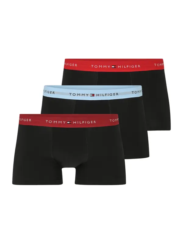 Tommy Hilfiger Underwear Tommy Hilfiger Underwear Boksarice 'Essentials'  svetlo modra / rdeča / češnjevo rdeča / črna