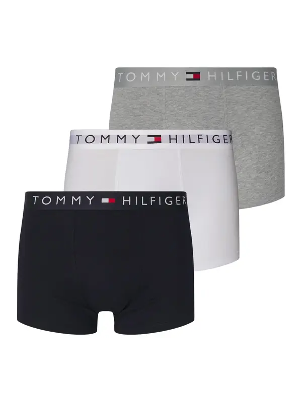 Tommy Hilfiger Underwear Tommy Hilfiger Underwear Boksarice  mornarska / pegasto siva / črna / bela