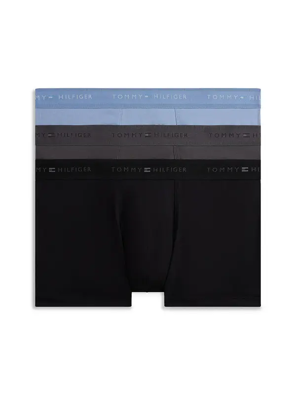 Tommy Hilfiger Underwear Tommy Hilfiger Underwear Boksarice  nebeško modra / siva / črna