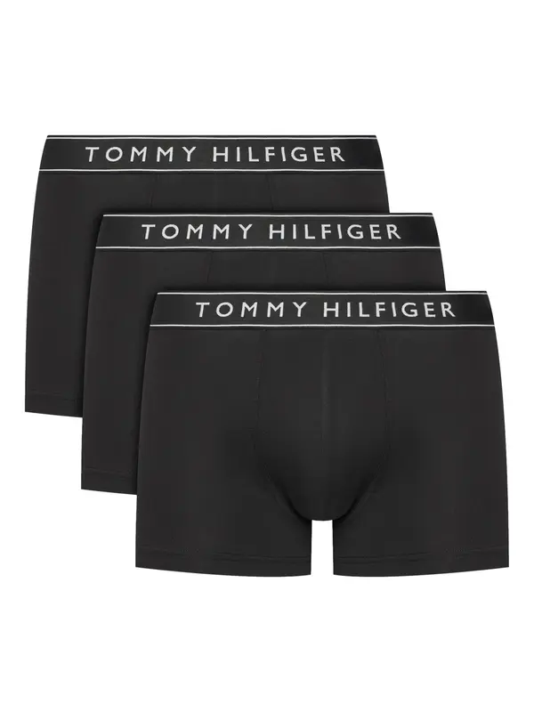 Tommy Hilfiger Underwear Tommy Hilfiger Underwear Boksarice  pegasto črna / bela